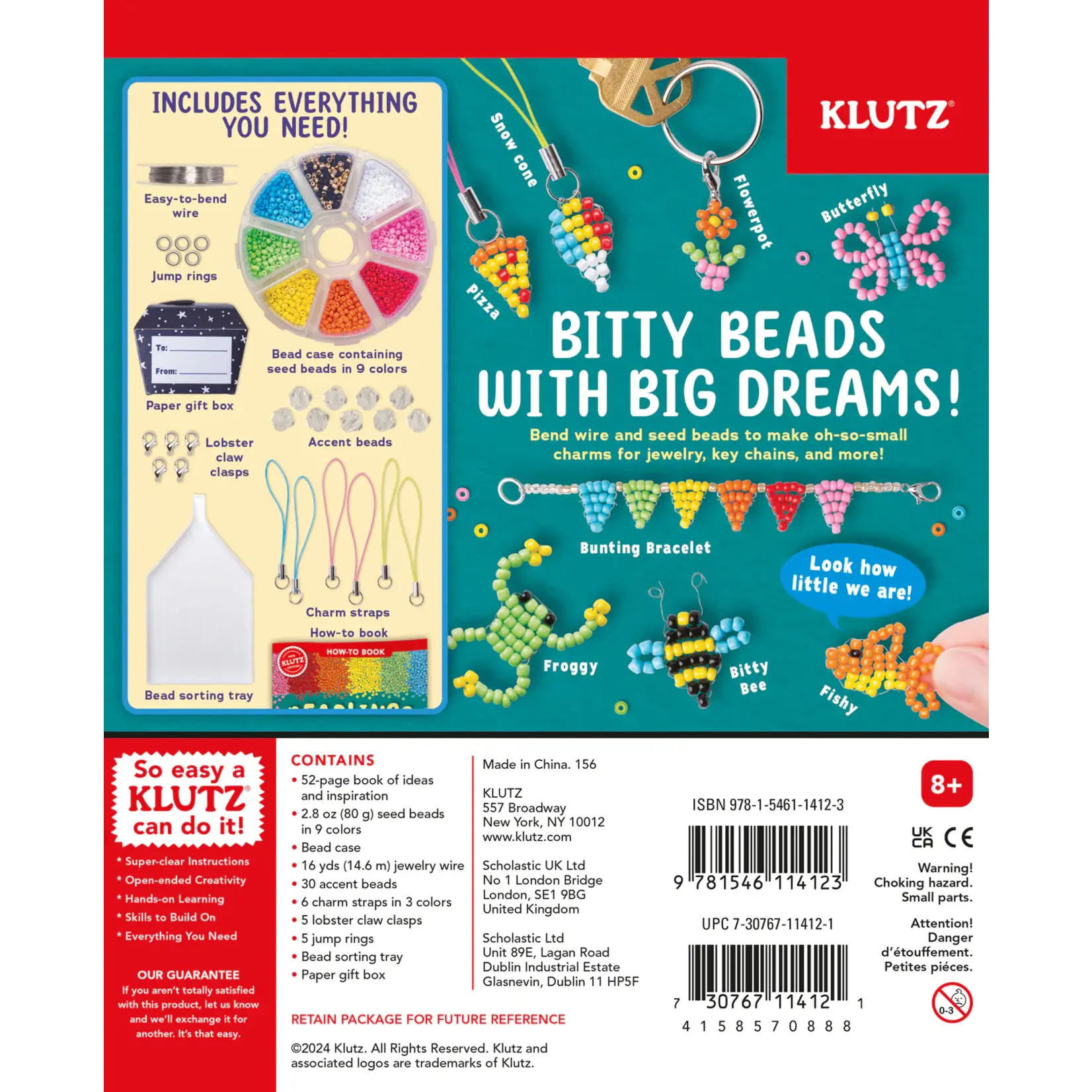Klutz BEADLINGS: MAKE 24 ITTY- BITTY BEADED CHARMS