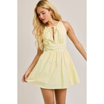 Lelis Open Front Sleeveless Mini Dress