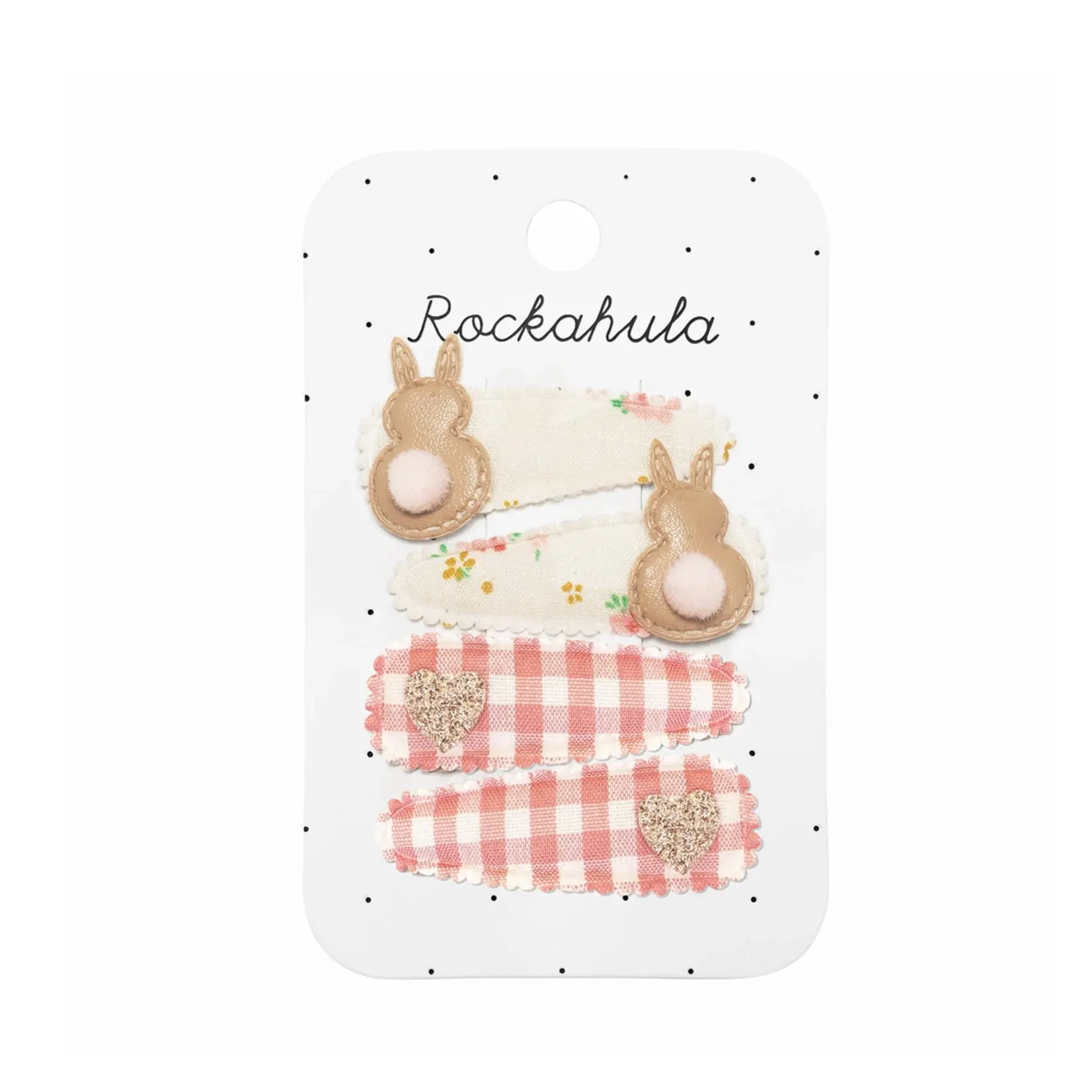 Rockahula Kids Tiny Blossom Bunny Fabric Clip Set