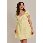 Lelis Sweetheart Babydoll Mini - lemon/pink