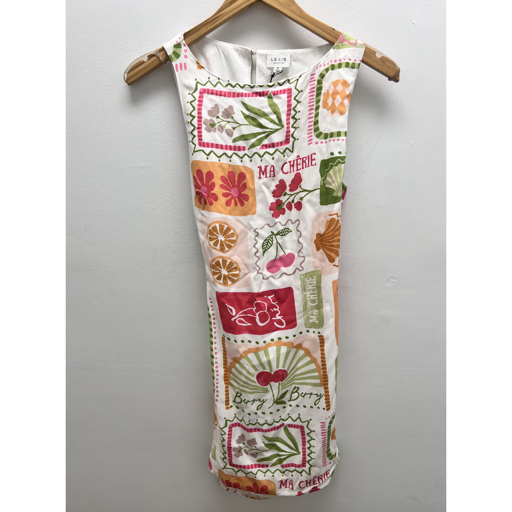 Lelis Waist Cut Out Mini - White Multi
