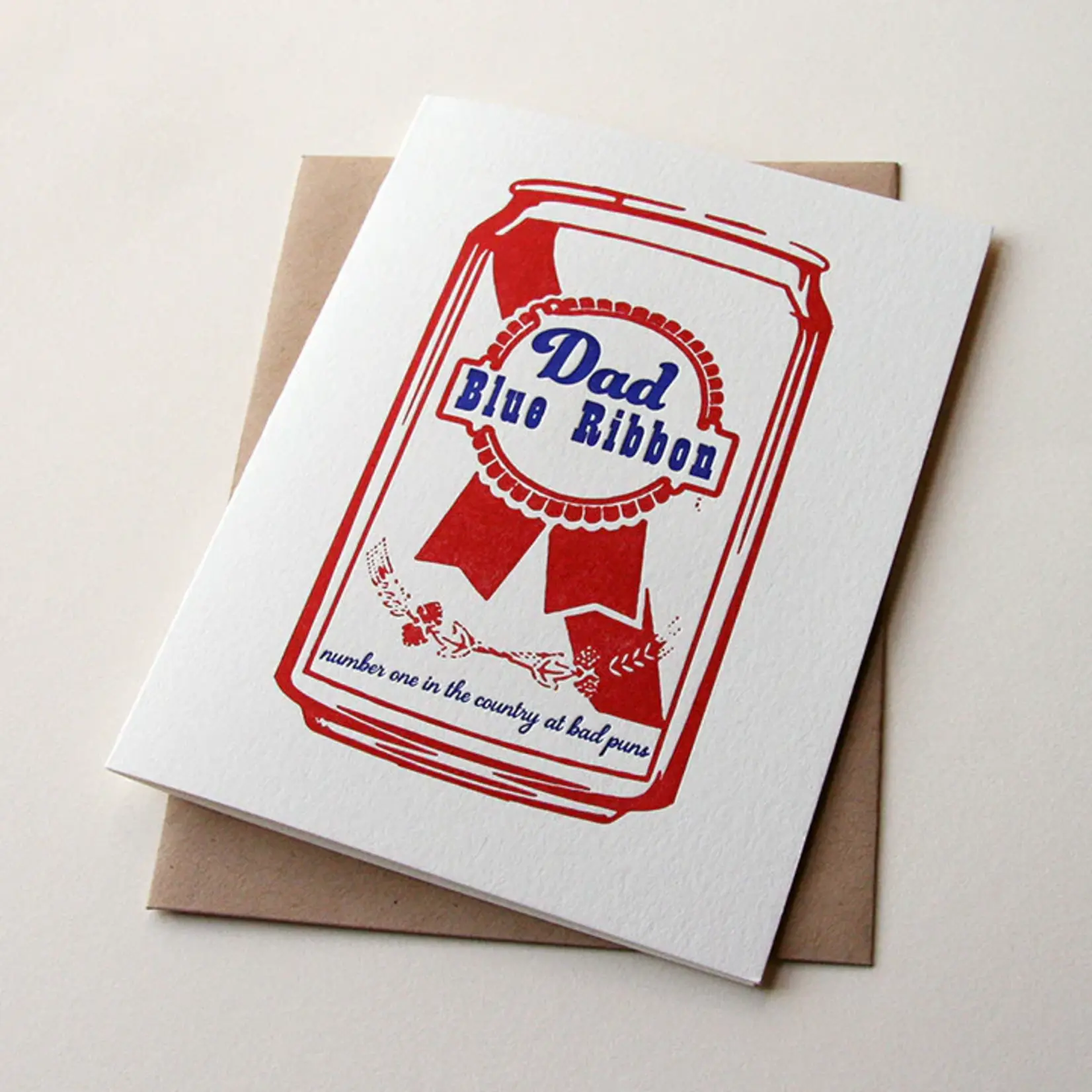 Steel Petal Press Blue Ribbon Dad