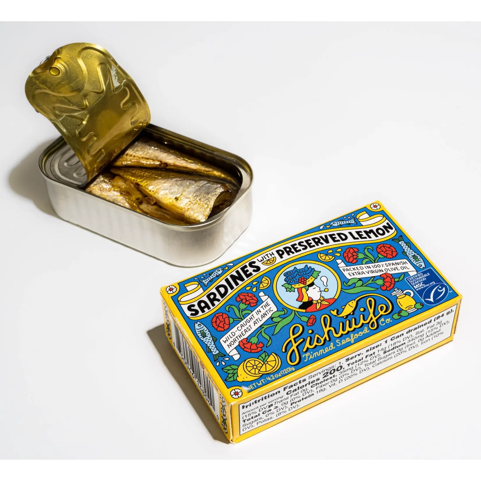 Fishwife Sardines with Preserved Lemon