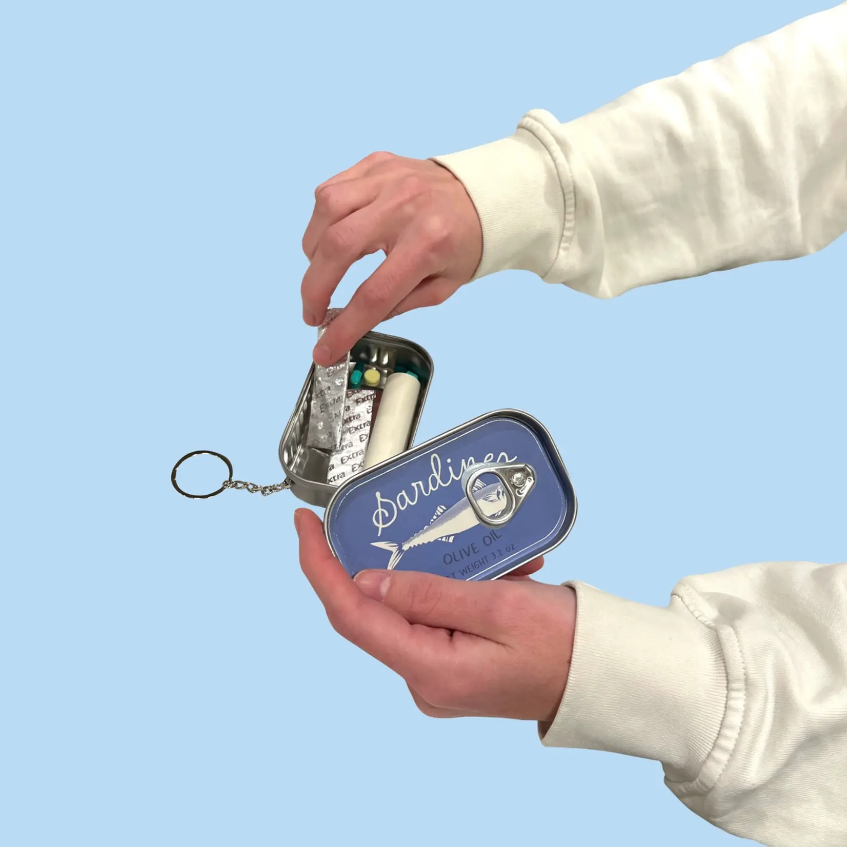 NPW Sardine Tin Keychain