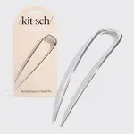Kitsch Metal French Hair Pin 1pc- Silver