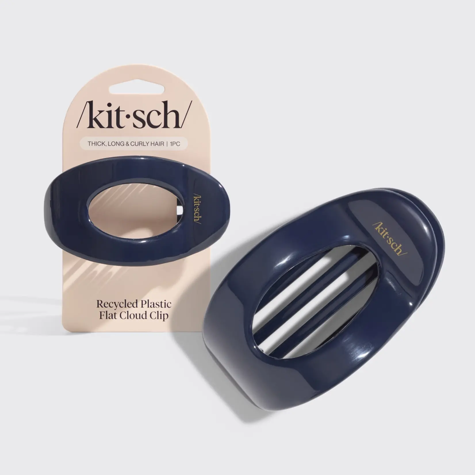 Kitsch Recycled Plastic Flat Cloud Clip - Cherry