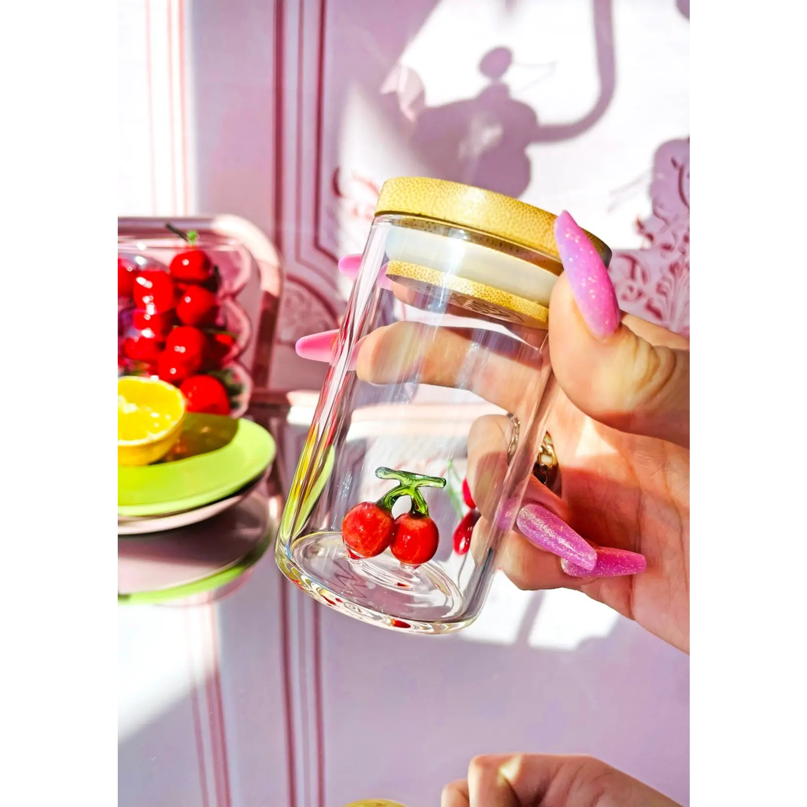 A Shop of Things Maraschino Cherry Stash Jar