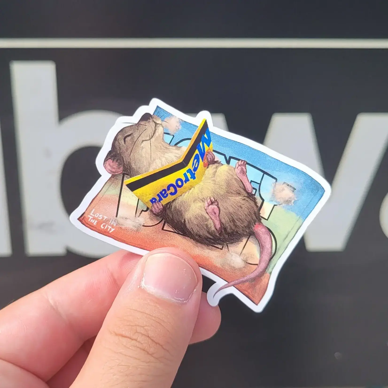 Santi of all Trades Summer Rat Sticker