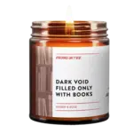 Virgins on Fire Dark Void Filled Only with Books