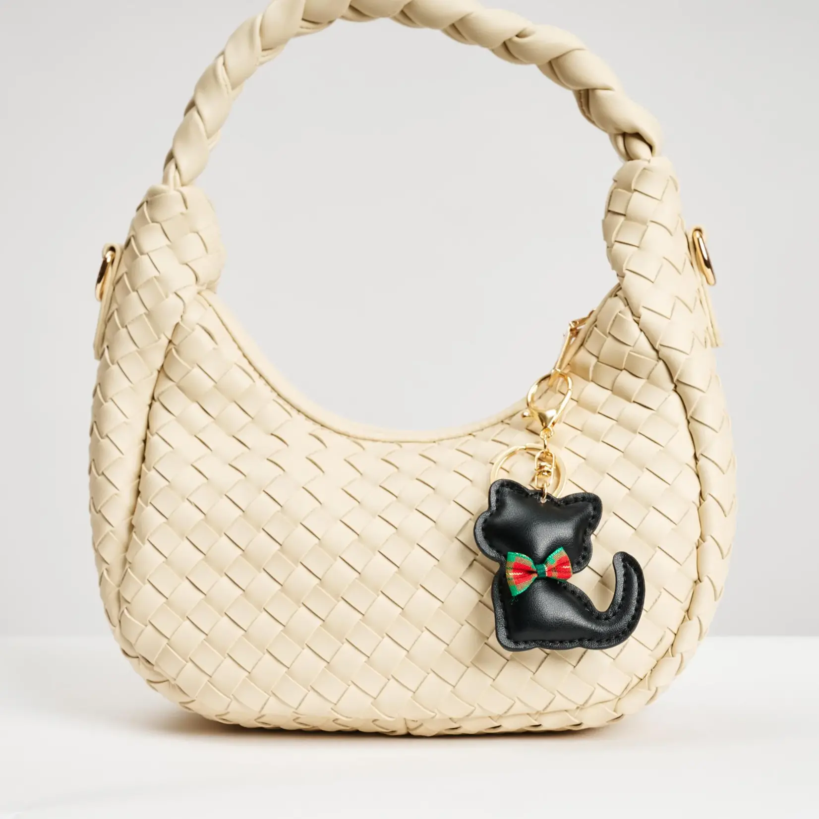 Urban Expressions Kat Bag Charm-Black