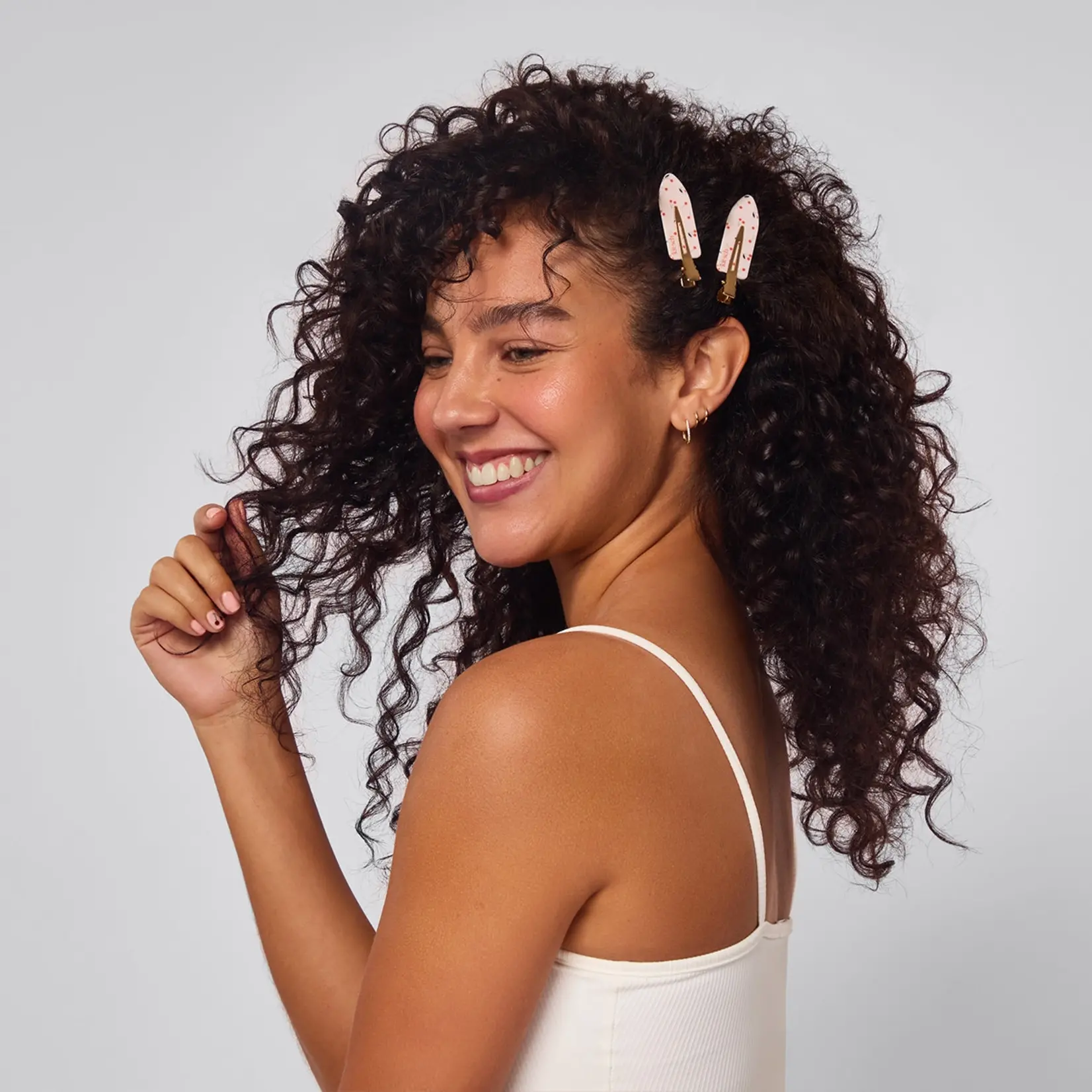 Kitsch Creaseless Clips Set- Cherry Print