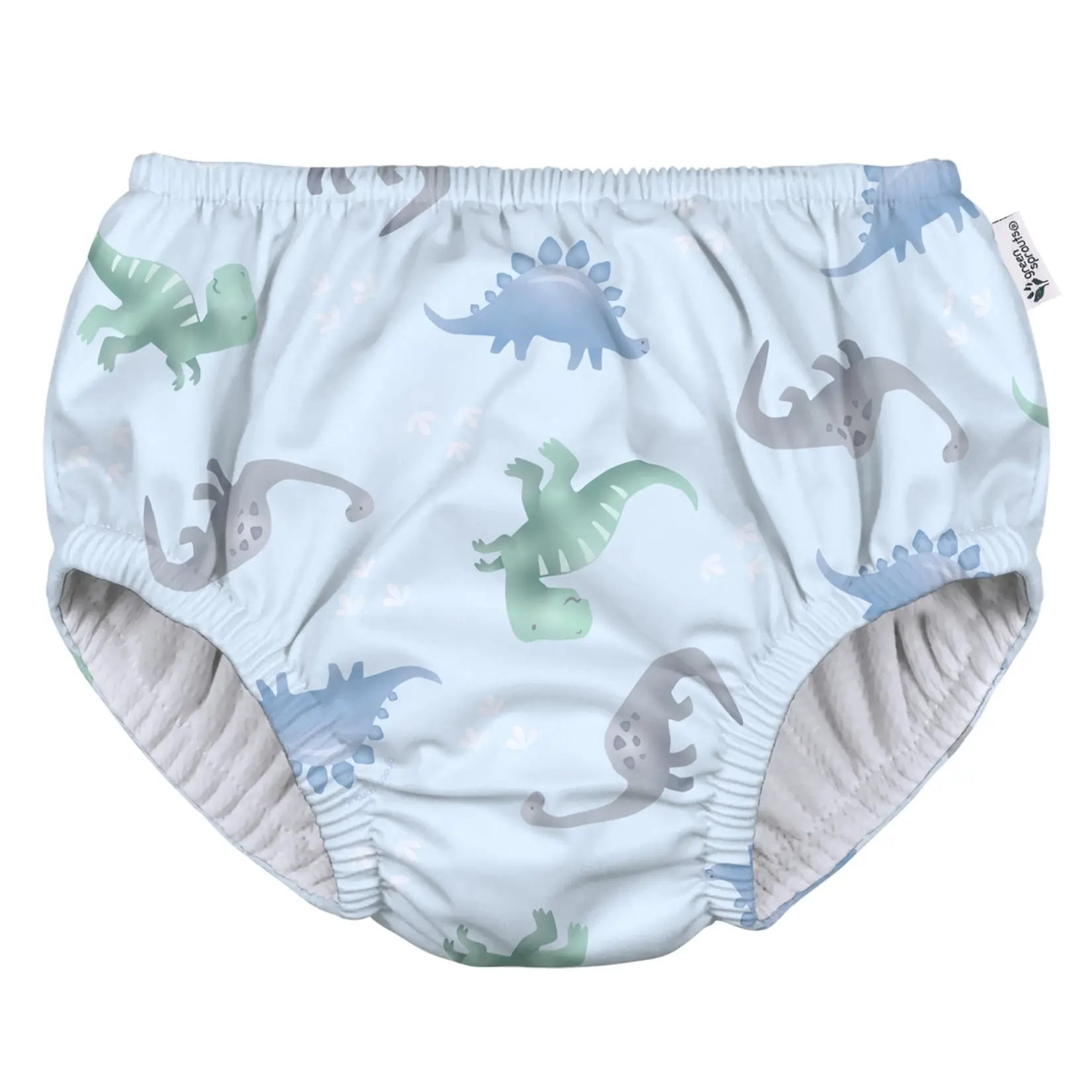 Green Sprouts Swim Diaper-Blue Dino