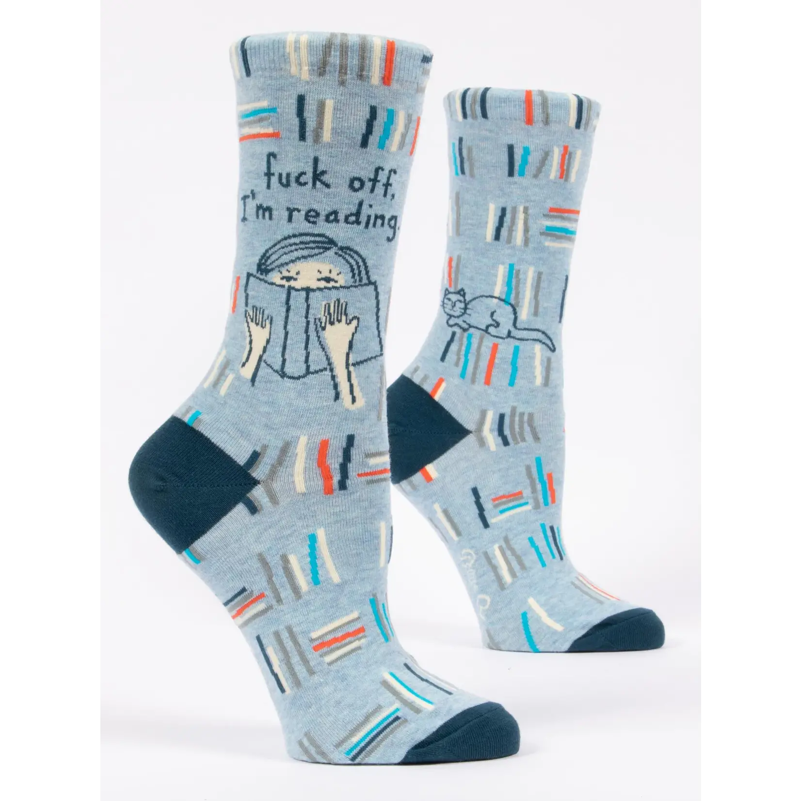 Blue Q I'm Reading Socks