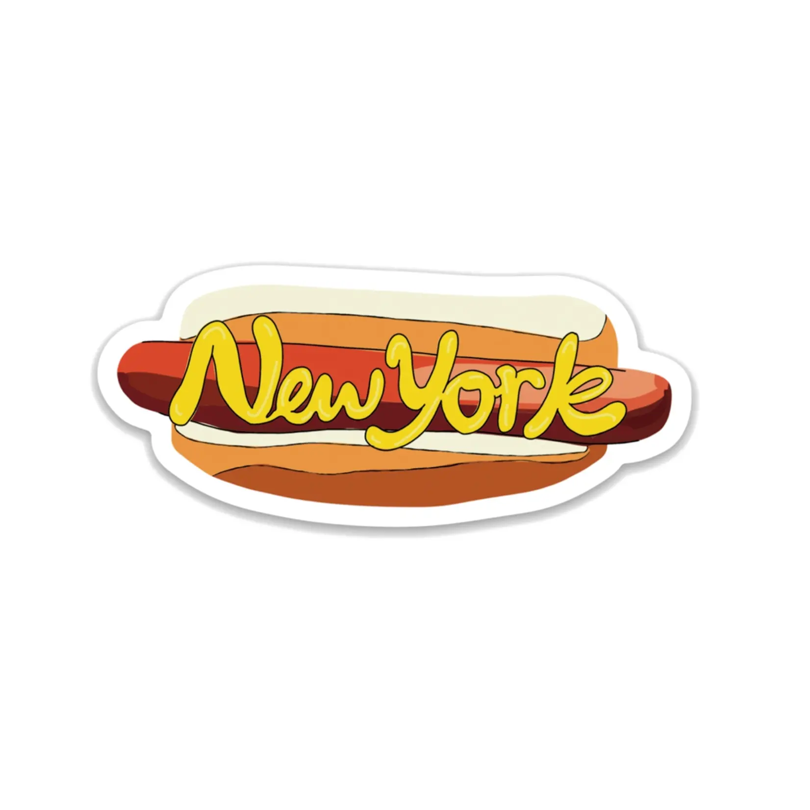 Drawn Goods New York Hot Dog Sticker