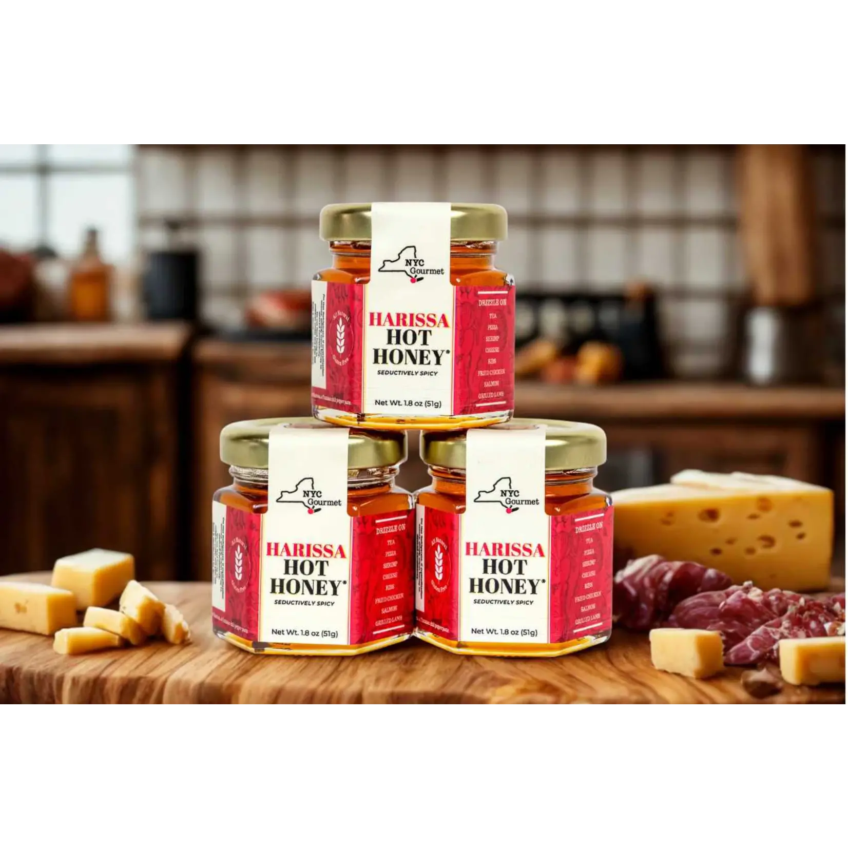 Harissa Hot Honey Hot Honey Mini Jars
