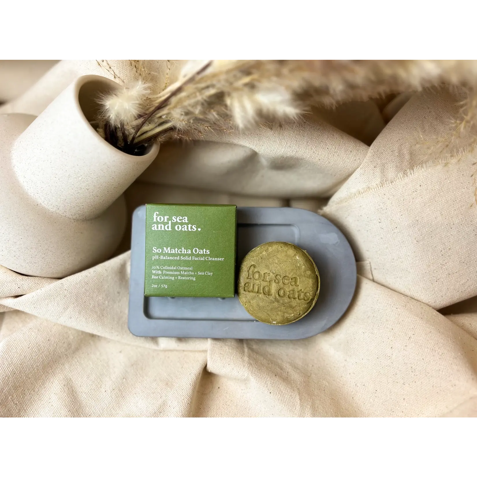 For Sea and Oats So Matcha Facial Cleanser- Unscented