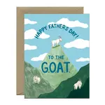 Yeppie Paper Mountain Goat Father's Day Card