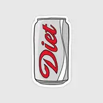 Brittany Paige Diet Soda Can Sticker