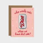 Brittany Paige Diet Soda Sticker Card
