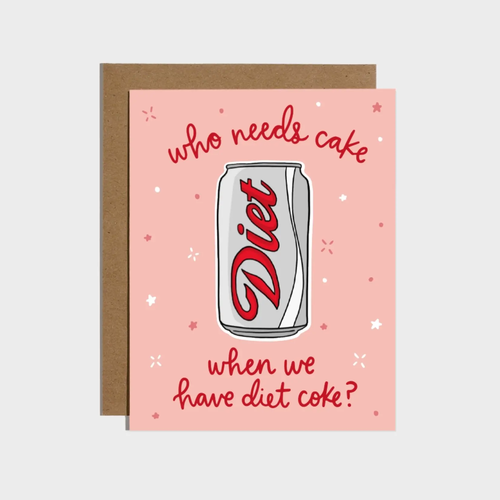 Brittany Paige Diet Soda Sticker Card