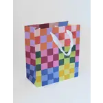 Idlewild Rainbow Check Gift Bag