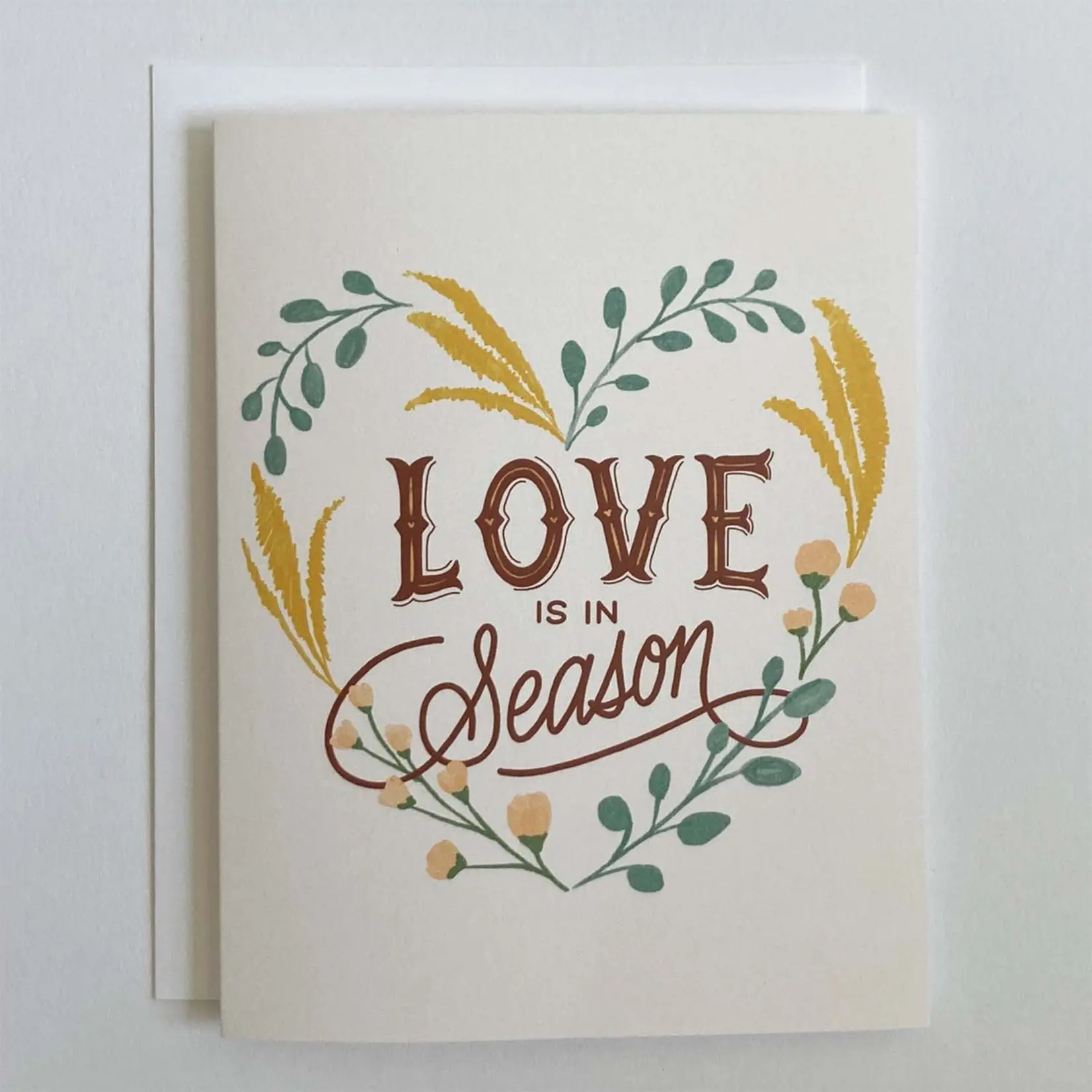 Quietude Studio Wedding Flowers Card
