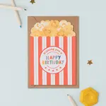 Mifkins Popcorn Birthday Card