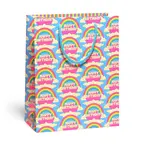 Red Cap Cards All Over Rainbows Gift Bags Large