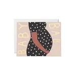 Red Cap Cards Baby Bump Card