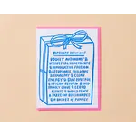 And Here We Are Woke Birthday Card