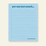 That's So Andrew Per My Last Email Notepad