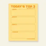 That's So Andrew Today's Top 3 Goals Notepad