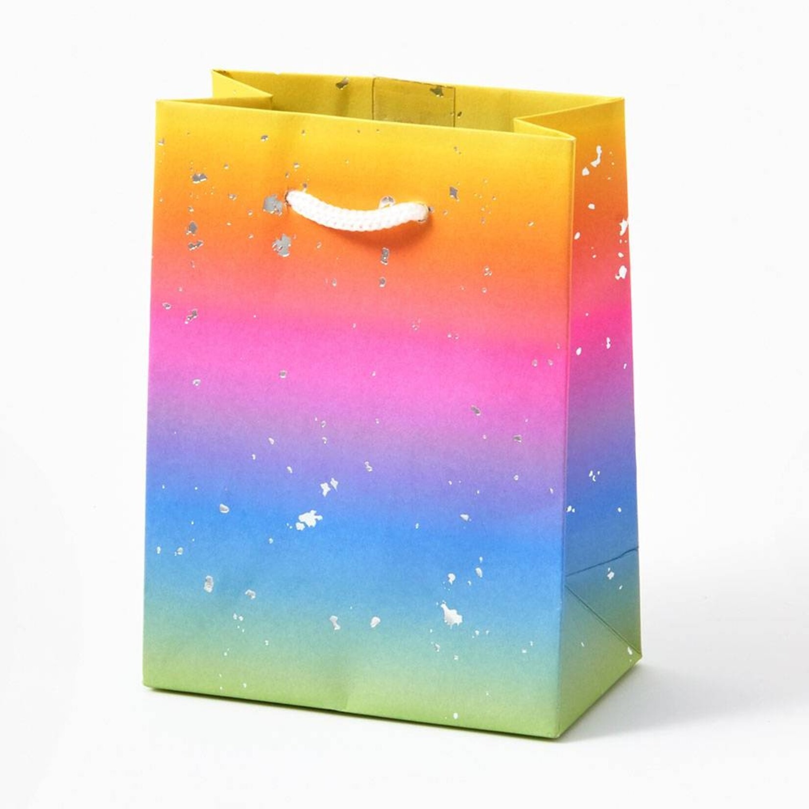 Paper Source Ombre Rainbow Fleck Gift Bag-Small