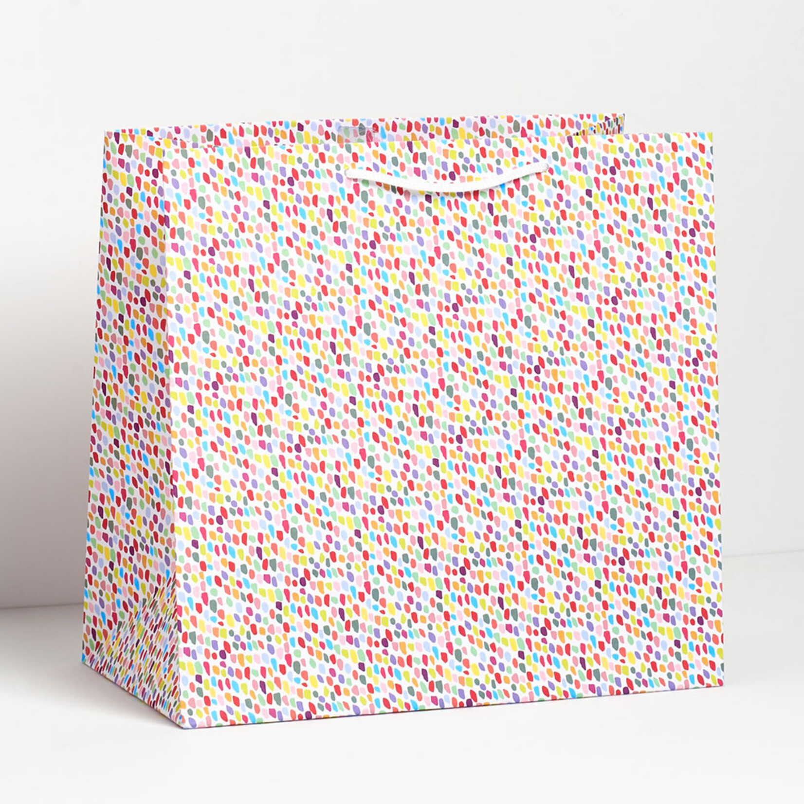 Paper Source Rainbow Paint Stroke Gift Bag large