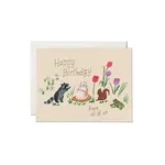 Red Cap Cards Birthday Critters Card
