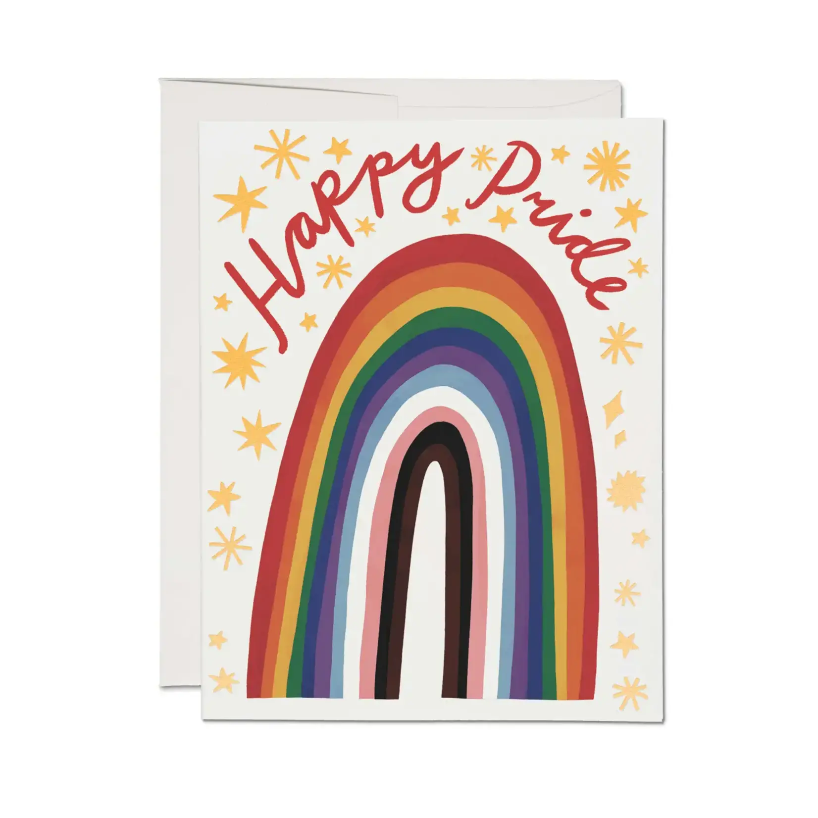 Red Cap Cards Rainbow Pride Card