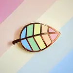 misomomo Rainbow Leaf Pride Pin