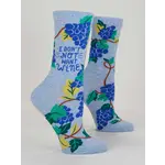 Blue Q Don't Not Want Wine Socks