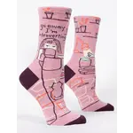 Blue Q Introverting Socks