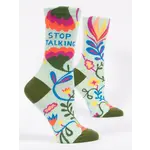 Blue Q Stop Talking Socks