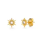 Amano Studio Starburst Stud Earrings Crystal