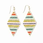 Ink +Alloy Frida Earrings-Multi