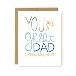 Unblushing Great Dad Card