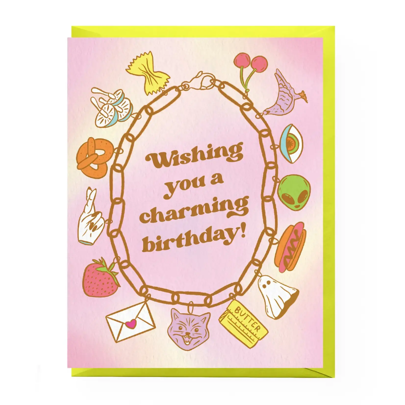 Boss Dotty Charm Bracelet Birthday Card