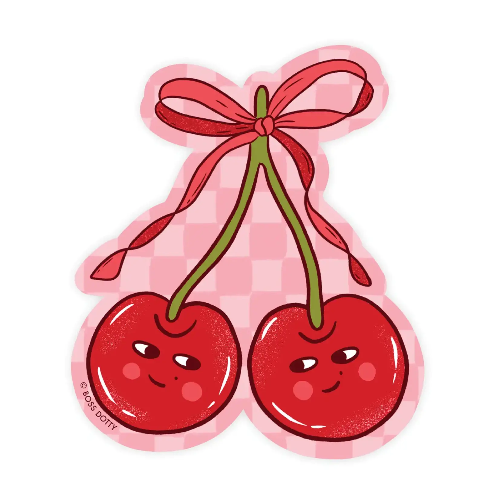 Boss Dotty Flirty Cherries Sticker