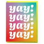 Boss Dotty Quadruple Yay Congratulations Card