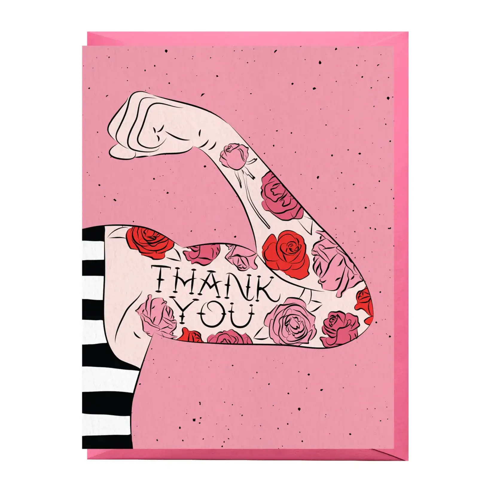 Boss Dotty Tattoo Thank You Card
