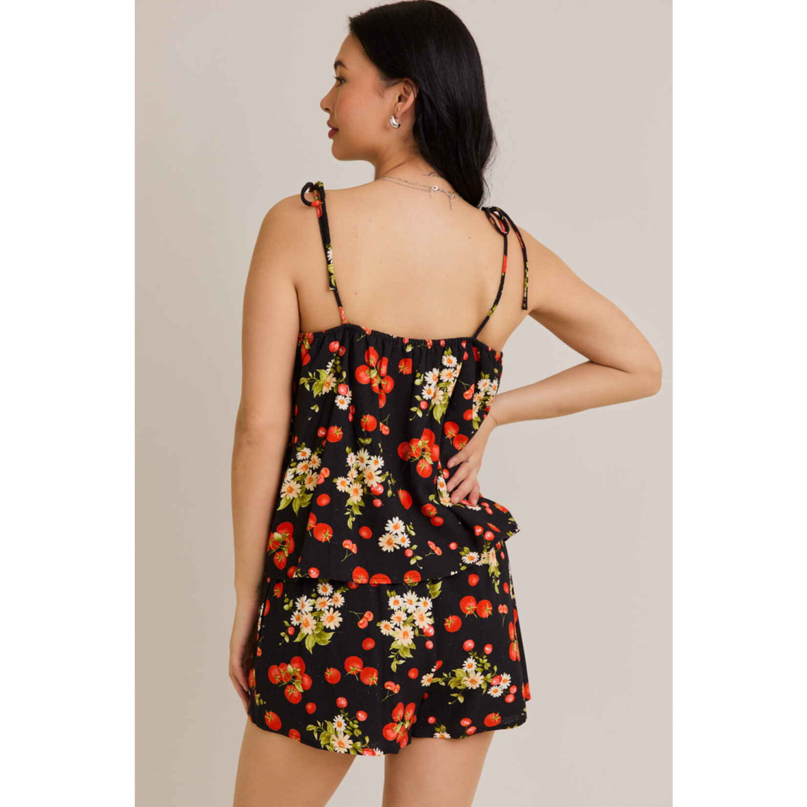 Lelis Summer Tomatoes Set-Black FINAL SALE