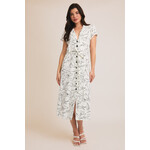 Gilli Grand Banks Midi Dress-B/W FINAL SALE