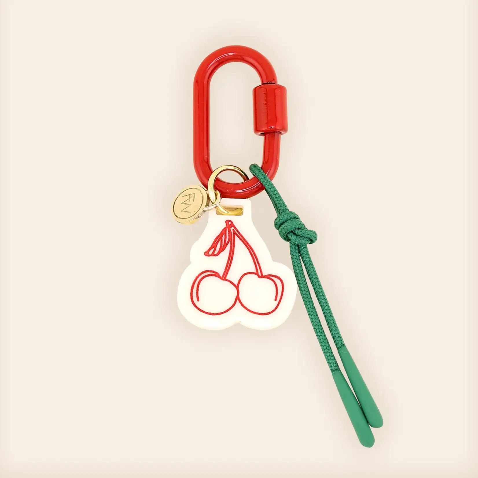 Freshwater Curated Goods Cherry Bag Charm